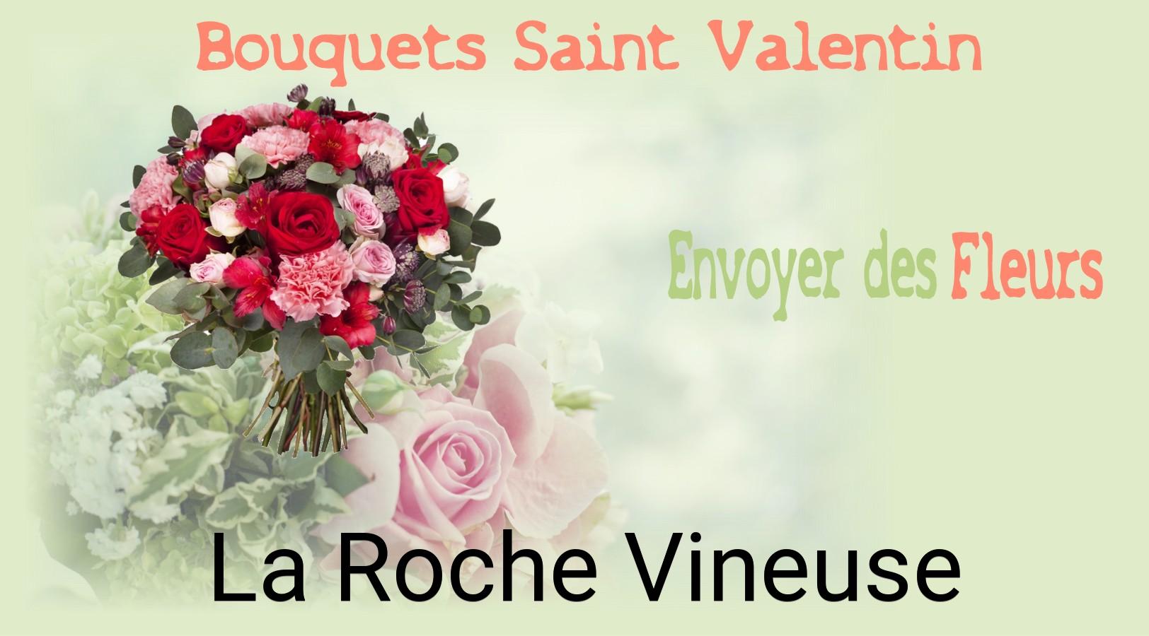 Roses de Saint-Valentin livrées à La Roche-Vineuse